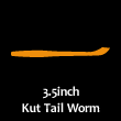 3.5″KUT TAIL WORM (3.5″カットテールワーム)