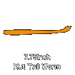 7.75″KUT TAIL WORM (7.75″カットテールワーム)